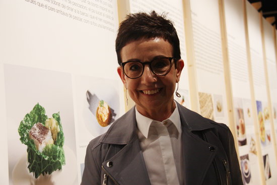 Chef Ruscalleda at the exhibit dedicated to her in Barcelona on March 25 2019 (by Andrea Martínez Gil)